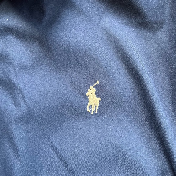 Polo Ralph Lauren Men's Harrington Full Zip Lined Jacket Medium Blue Solid - Picture 4 of 10